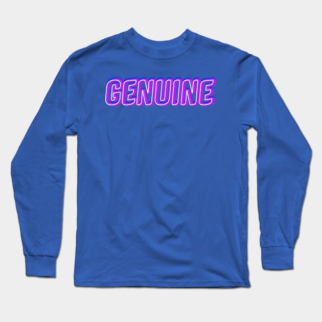 Genuine Long Sleeve T-Shirt by RubenRomeroDG